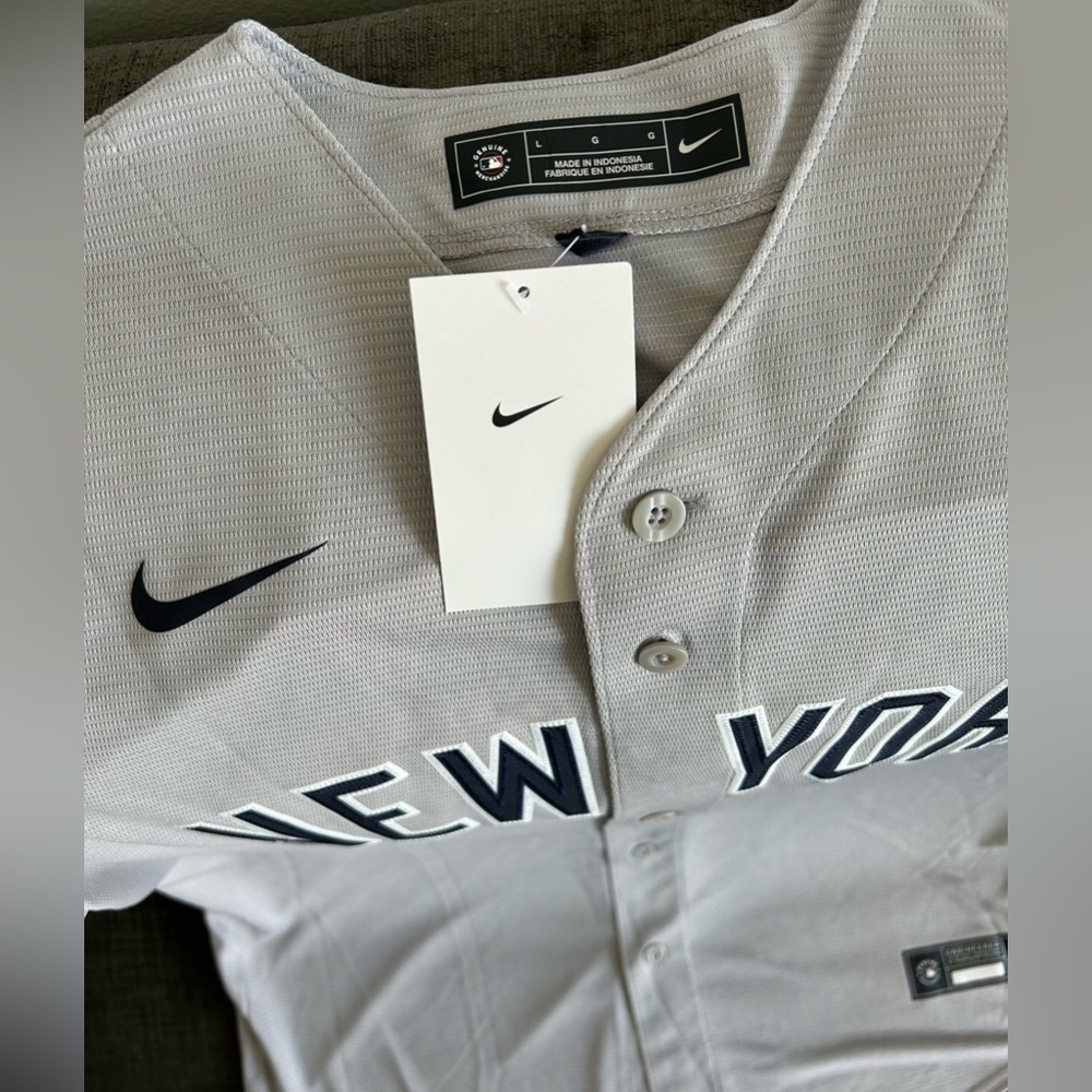 Nike Authentic New York Yankees Aaron Judge #99 Gray MLB Jersey Men’s Sz: Large - Picture 5 of 7